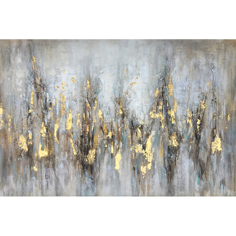 Peinture sur toile tendue, H 24 po x l 36 po x P 1,5 po