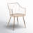 Fianna 17.75'' H Beech Arm Chair-873907352