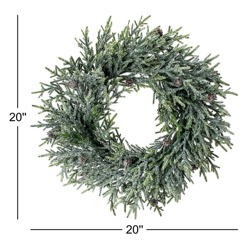 Mini couronne de sapin Frost 20 po