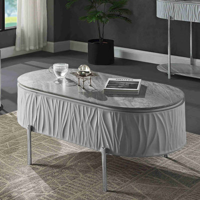 Table de salon à haute brillance