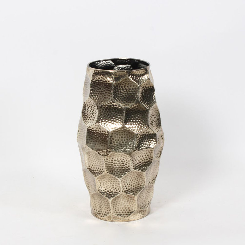 Vase argenté