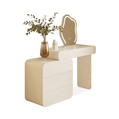 Makeup Vanity with Light mirror,5 drawers