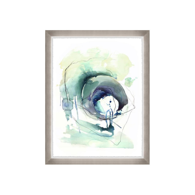 Ocean Voice I Print by L. Bodine, Glass Coat, 32" H x 24" W x 1.5" D