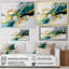 Jaune et turquoise, ordre complexe II sur toile-1718957567-1718957552