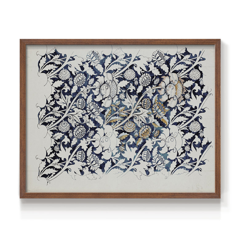 Vintage Abstract -XX -Framed Print - Restickable