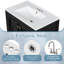 Meuble-lavabo double autoportant de 60 po de largeur avec charnières à fermeture douce, tablettes réglables et tiroirs-121082378-121082384