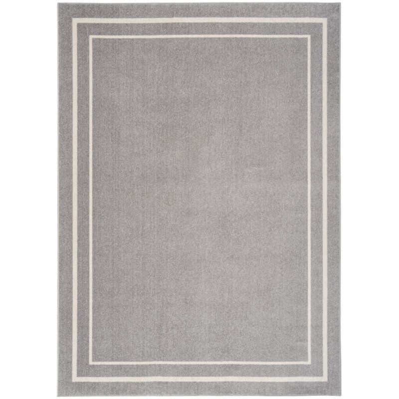 Tapis intérieur / extérieur ivoire Nourison Essentials, Rectangle 5 pi x 7 pi