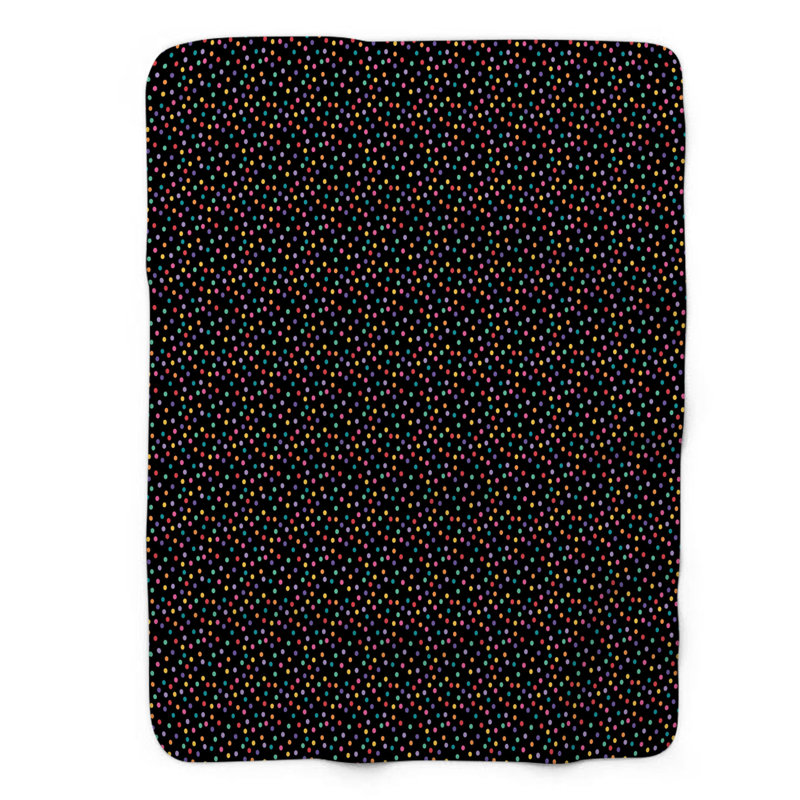 Fleur chromatique - couverture sherpa de qualité supérieure 1 pièce, Lit simple