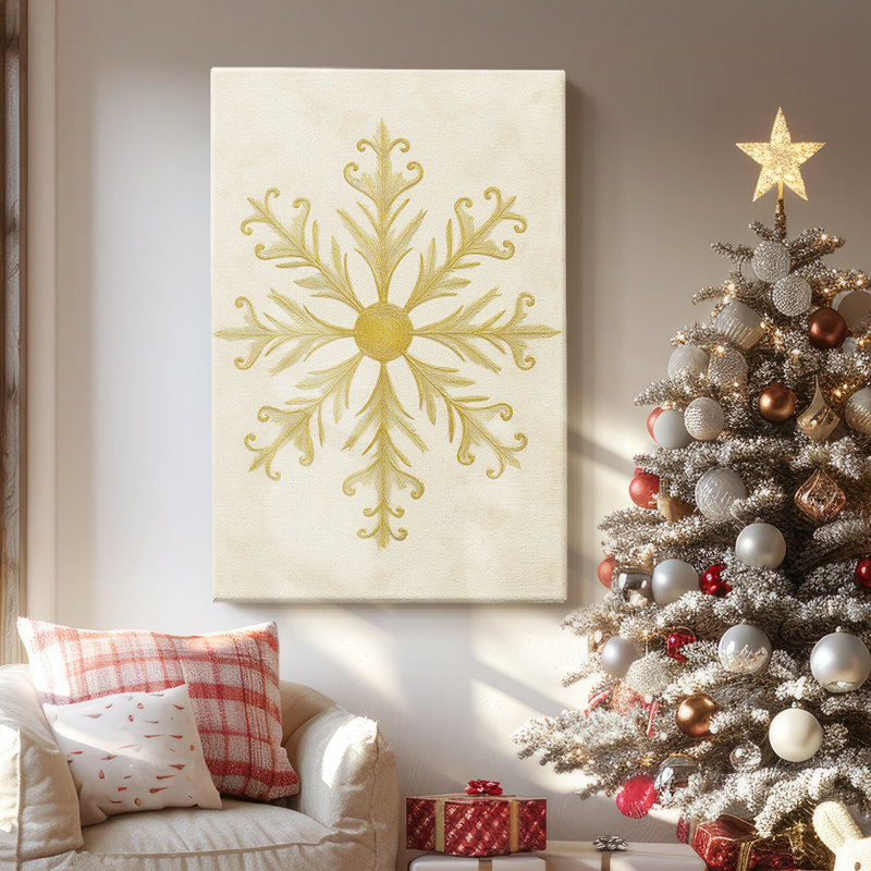 Toile tendue Tinsel-Gold, H 18 po x l 12 po