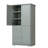 Bathroom/Office Grey Storage Cabinet, 3 Drawers & Doors. Construction, Water-, Adjustable Shelving, , Simple Installation Undoubtedly Cabinet With Doors And For Bathroom/Office. Board, Shelf, Easy