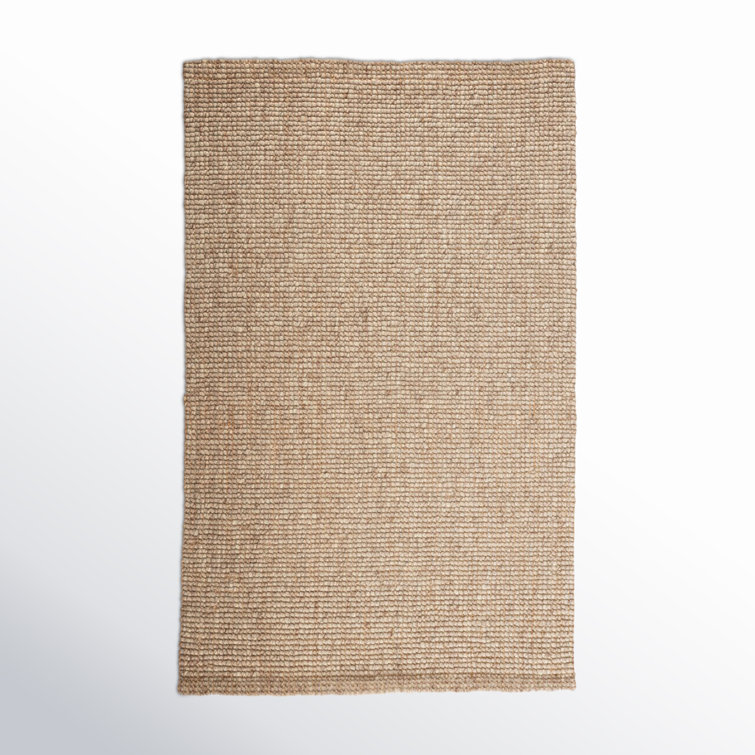 Brad Handmade Flatweave Doeskin/Shifting Sand/Smoke Gray Area Rug