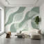 Shades Of Green, art mural moderne abstrait-1511601061-1511601056