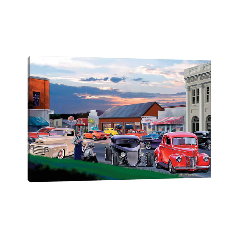 Main Street by Bruce Kaiser - Wrapped Canvas Print, 20.32 cm H x 30.48 cm W