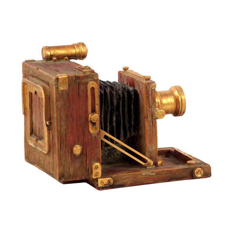 Resin Camera Graflex Crown Graphic Brown