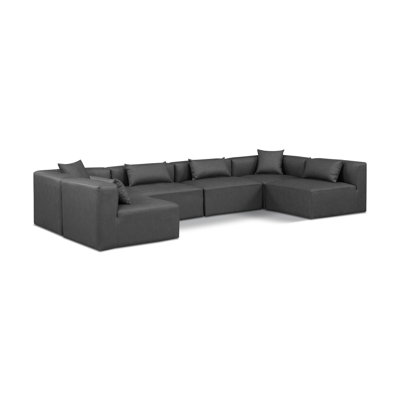 Houswerth Upholstered U-Shaped Sectional Reversible