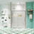 56"-60"W X 72"H Sliding Shower Door, Sliding Door, With 1/4" Tempered Glass-114019058