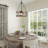 4 - Light Dimmable Drum Chandelier