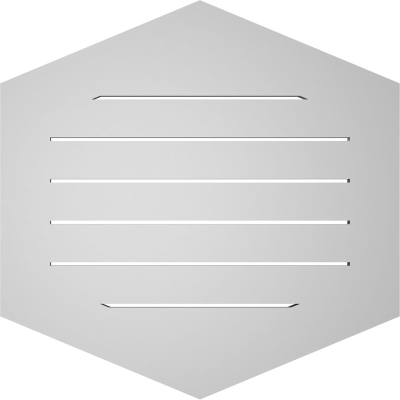 Pente verticale verticale en uréthane 5 pi, H 28 po x l 28 po x P 1 po