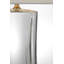 Julie Neill Figlia 28" Cordless V-Cut Round Table Lamp in Crystal with Linen Shade