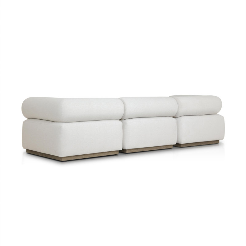 LENOX Modular Sectional, Cream Polypropylene/Olefin