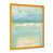 Impression dorée sur toile encadrée