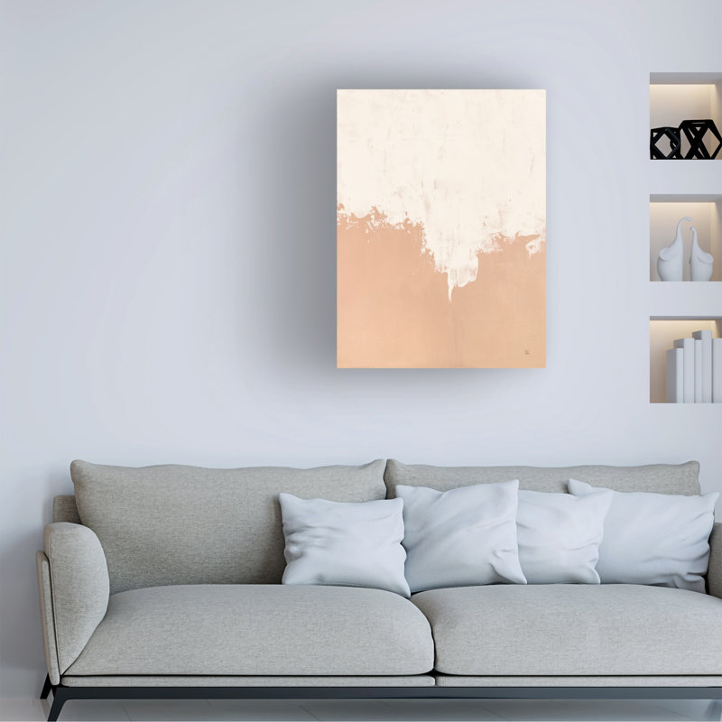  Art mural sur toile, "Sarah Peachy" par Sarah Adams, H 47 po x l 35 po