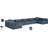 Houswerth Upholstered U-Shaped Sectional Reversible-94884362
