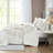 3 Piece Cotton Chenille Duvet Cover - , Machine Washable, Full/queen Full/queen, Button Closure