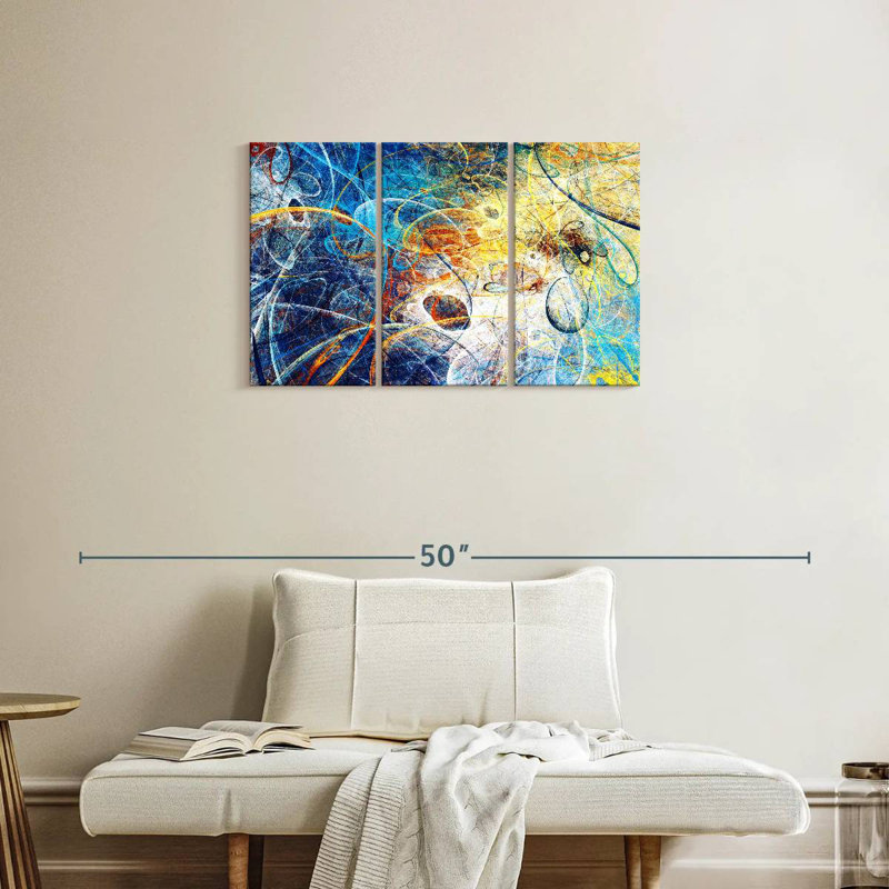 Avery Space Time Warp Abstract, 20" H x 33" W
