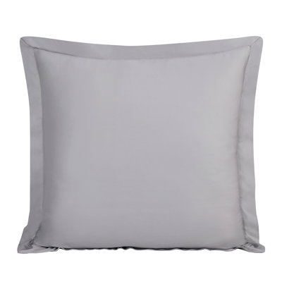 Taie décorative européenne moderne eucalyptus 100% soyeux 27x27 pouces