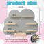 Tablette Cloud Tonies pour Toniebox, station de charge - Tablette magnétique unique Tonies pour figurines Tonie, tablettes flottantes en bois de hêtre gris