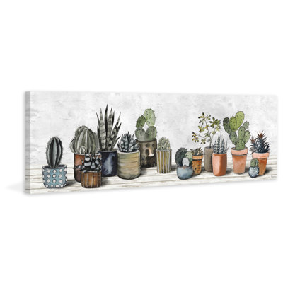 " Succulent Centerpiece " Painting Print