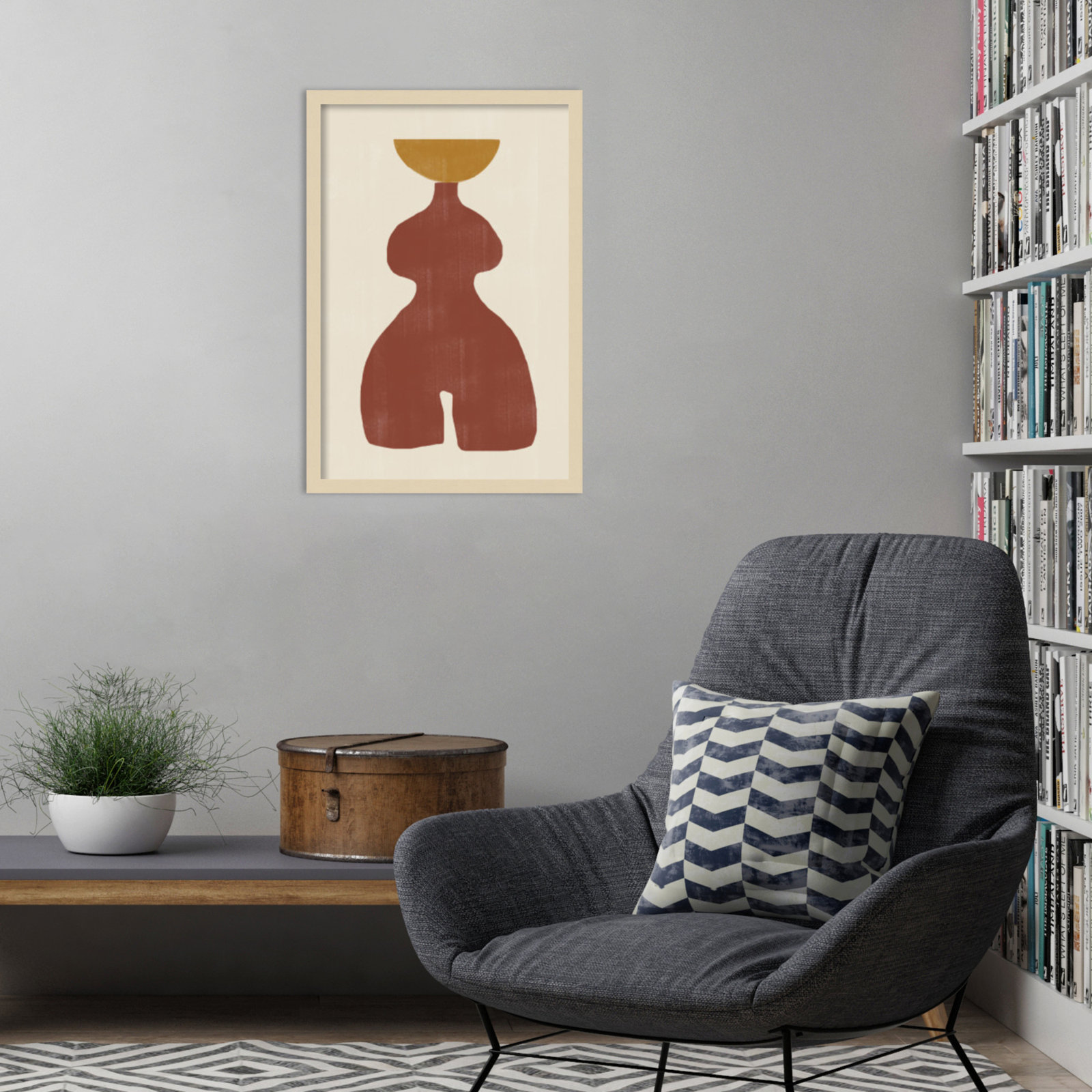 Rockingham "Vase No. 11" Print, Brown, 25" H x 17" W