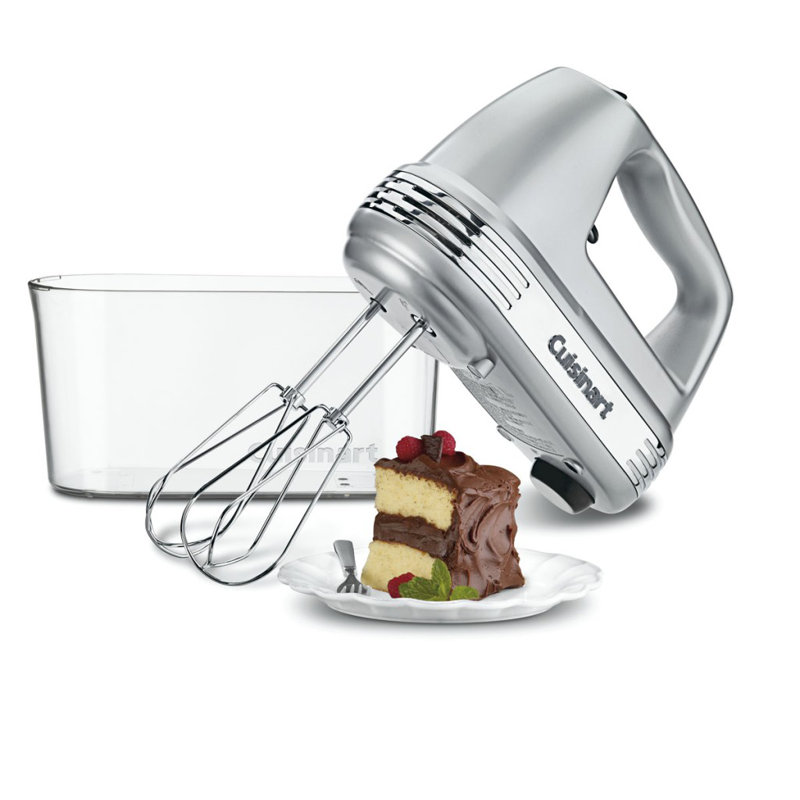 Cuisinart 9 Speed Hand Mixer, Brushed Chrome