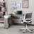 Soren 47.2'' W Convertible Writing Desk with Caster Shelf