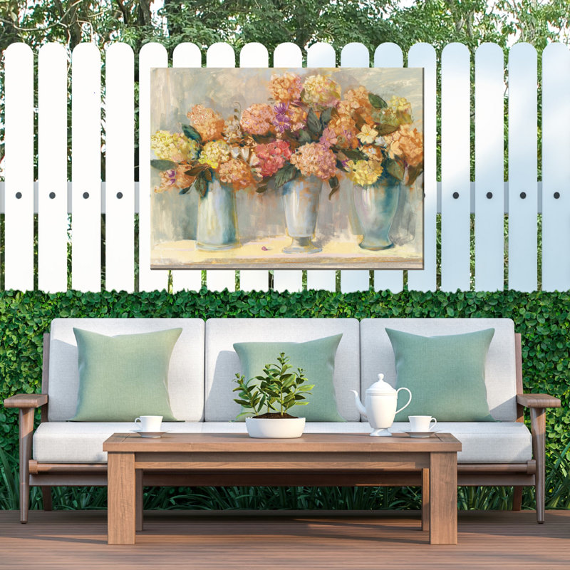 Art extérieur hortensias épicés