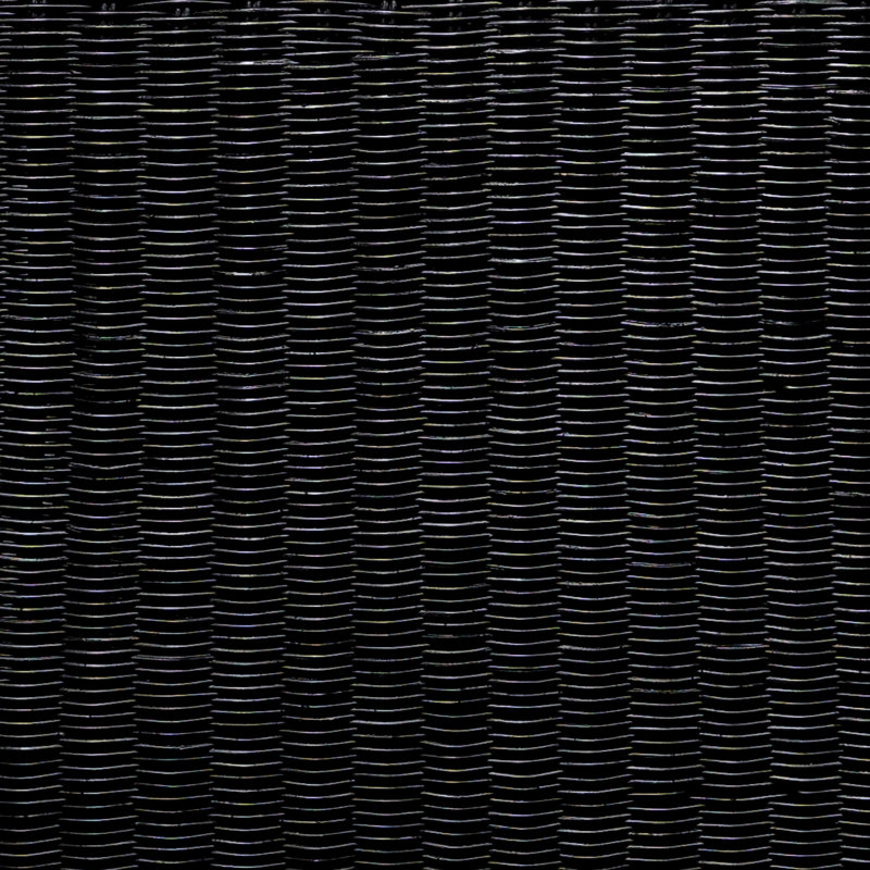 Table basse tissée en rotin