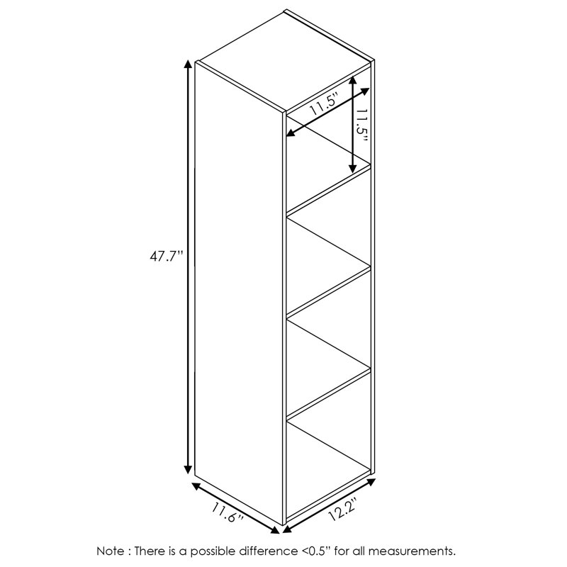Anzalone Bookcase, Espresso