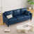 Similicuir bleu est en rupture de stock