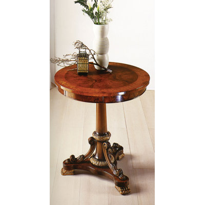 Small Pedestal End Table