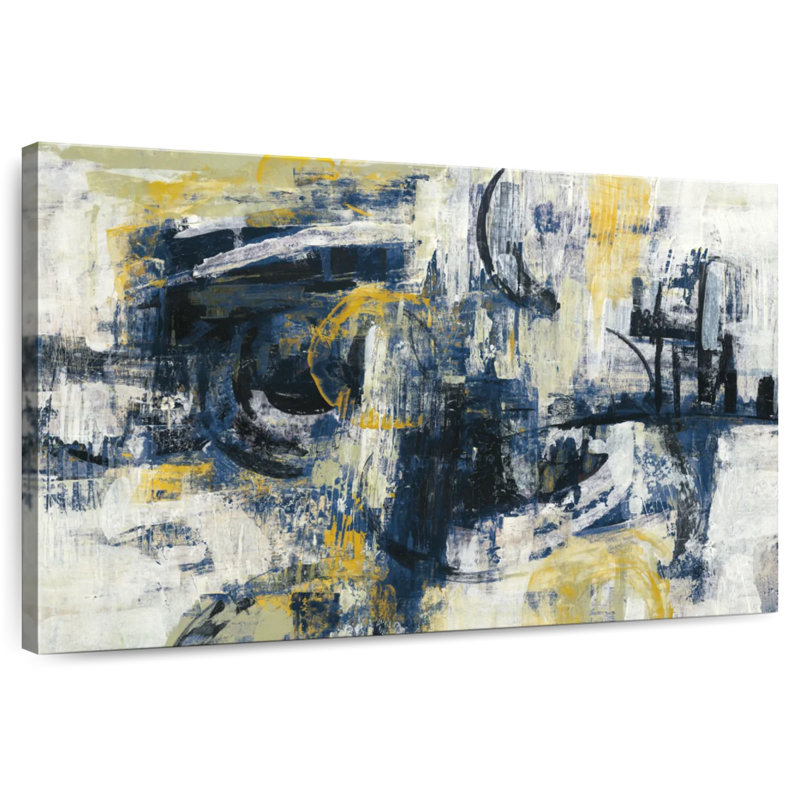 Avery Graffiti Wall Indigo, 30" H x 45" W