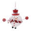 Snowman & Candy Ornament Set (Set of 6)