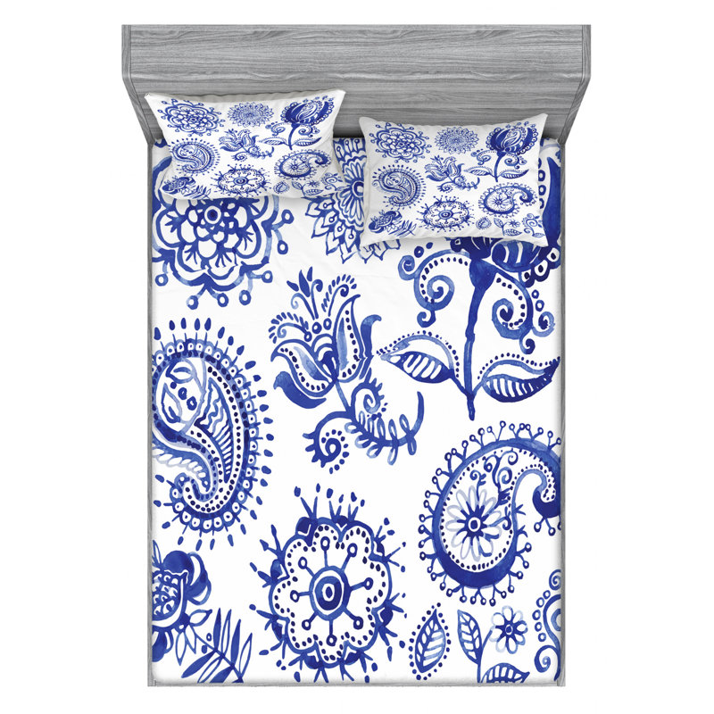 Microfiber Sheet Set, Full Sheet Set with Fitted Sheet