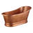 Paxton 59" Free Standing Copper Soaking Tub with Right Drain and Overflow-102793561
