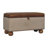 Boucle Lid- Up Ottoman
