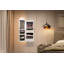 Wall and Door Glass Jewellery Cabinet with Mirror Jewelry Armoire-1725260181