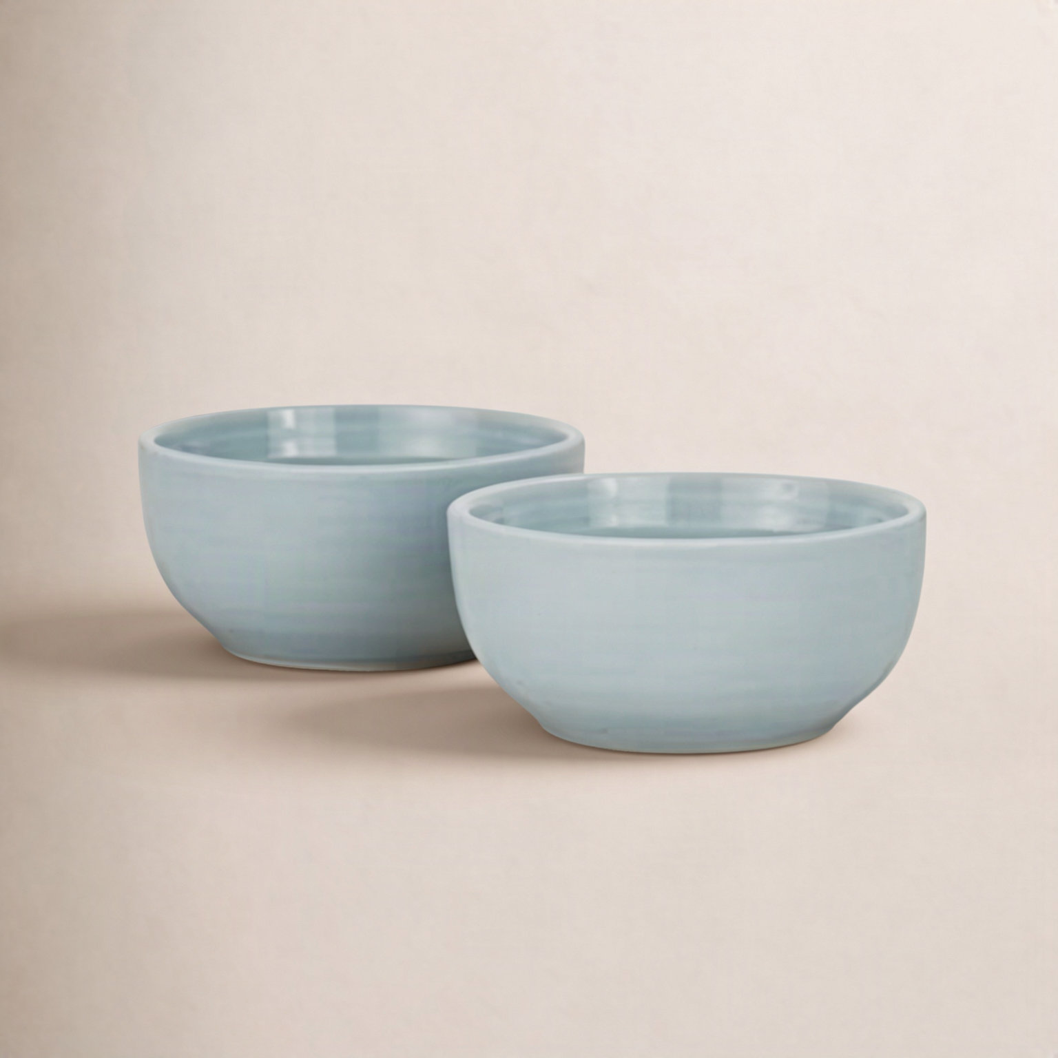 Frej Stoneware Dessert Bowl, Sky