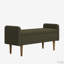 Banc de rangement avec repose-pieds en lin-1978730253
