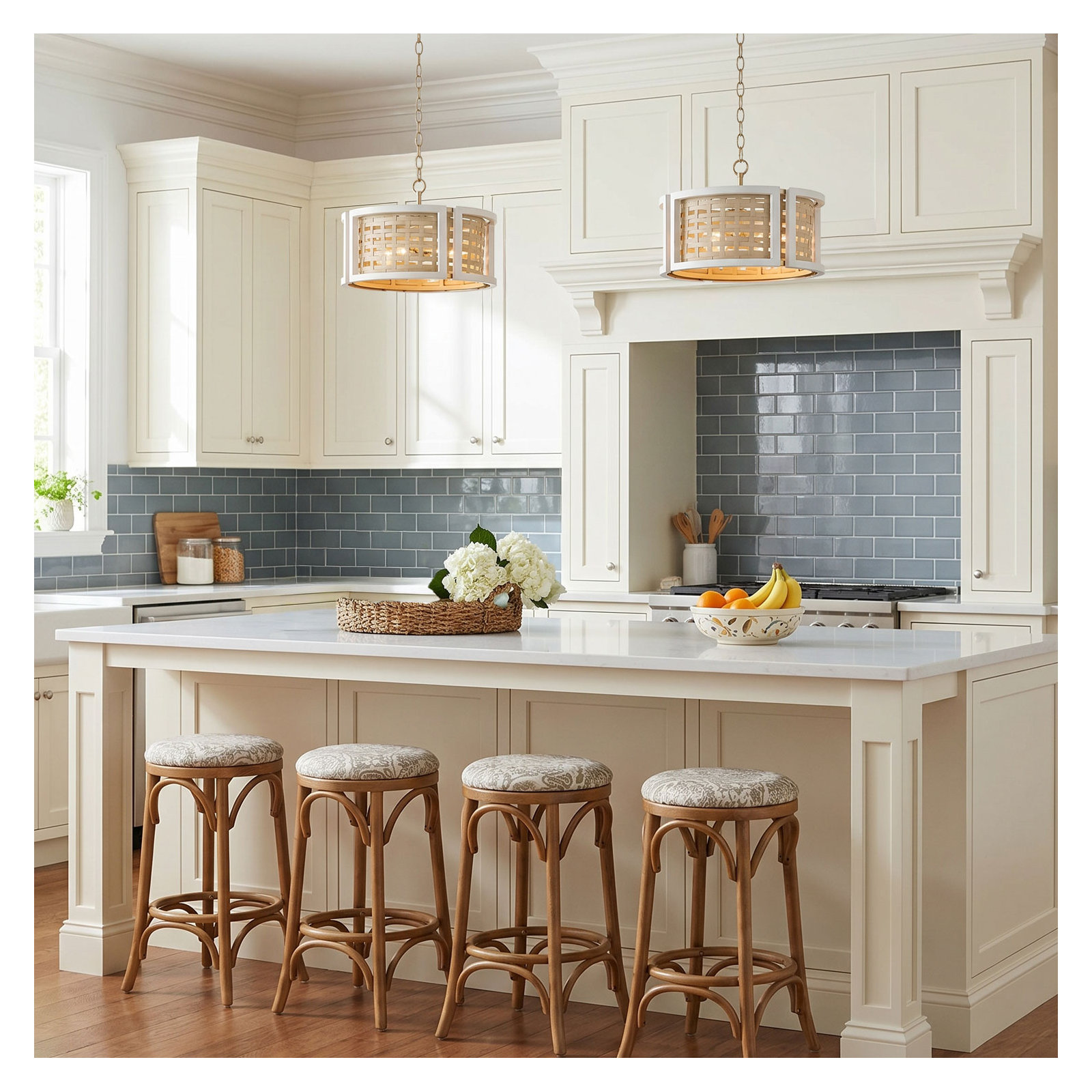 4 Light Dimmable Pendant