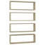 Gjylferije 4 Piece Cube Shelf
